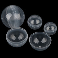 
              50pcs Mini Clear Transparency Plastic Capsule Toy Surprise Ball Tiny Container Making Things Model Gashapon toy Random
            