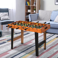 
              Wooden Soccer Football Table 84.5cm Arcades Game Room Bar, 2 Foosballs HOMCOM
            