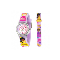 
              Ravel Children Girls 3D Cartoon Time Teacher Watch Lilac Princess R1513.96
            