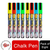 Doodle Vibrant Colors Liquid Chalk Pens for Writes On Whiteboards & Chalkboards