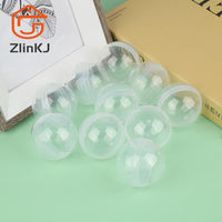 
              50pcs Mini Clear Transparency Plastic Capsule Toy Surprise Ball Tiny Container Making Things Model Gashapon toy Random
            