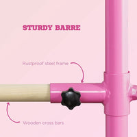 
              Freestanding Ballet Barre, Height Adjustable Ballet Bar, for Home and Studio
            