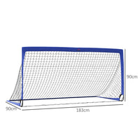 
              HOMCOM Football Goal Folding Outdoor with All Weather Net 6'x3'
            