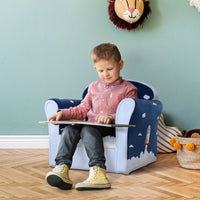 HOMCOM Children Chair Armchair Single Sofa Seat Kids Furniture 18M+ 45kg