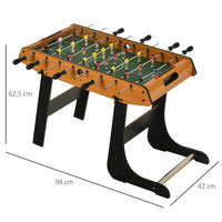 
              Folding Football Gaming Table Mini Foosball Soccer Table, Family Kids HOMCOM
            