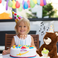 
              Make A Wish Happy Birthday Singing Bear Musical Teddy
            