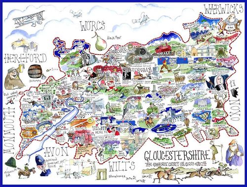 Gloucestershire - Tim Bulmer 1000 piece Jigsaw
