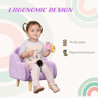 
              ZONEKIZ Cloud-Shaped Toddler Armchair Kids Mini Chair for Playroom Bedroom Purple
            