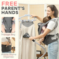 
              AIYAPLAY 6 in 1 Baby Carrier Newborn to Toddler with Removable Seat, Grey
            