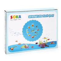 SOKA 168cm ROUND Inflatable Sprinkler Splash Pad Play Mat Water Pool Summer Toy