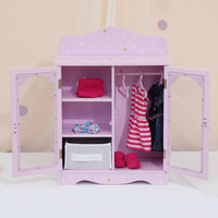 Olivia's Little World 18 Inch Doll Closet Doll Furniture With Hangers TD-0210AP