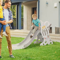 AIYAPLAY Baby Slide Freestanding Slide for Kids 1.5-3 Years Space Theme Grey