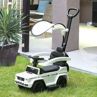 MERCEDES Benz G350 Ride-on Sliding Car Floor Slider Stroller Kids Vehicle White