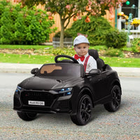 
              Audi RS Q8 6V Kids Electric Ride On Car Toy with Remote USB MP3 Bluetooth BLACK
            