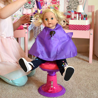 Sophia's 18 Inch Baby Doll 30 Piece Hair Salon Playset Toy Brush Hair Dryer Mirror
