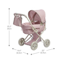 
              Olivia's World Baby 16 inch Doll Pram Stroller Buggy Pushchair Toy Gift OL-00003
            
