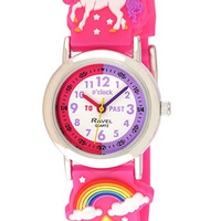 Ravel Children Girls 3D Cartoon Time Teacher Watch Unicorn R1513.79