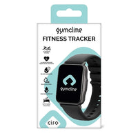 Gymcline Ciro Fitness Tracker w/ 25 Sports Modes & IP68 Water Protection, Black