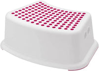 
              Child Foot Step Stool Anti-Slip Cover on Top For Children Practical Non-Slip Toilet Step for Toddlers Pink
            