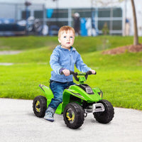 HOMCOM 6V Kids Electric Ride on Car with Big Wheels 18-36 Months Toddlers Green