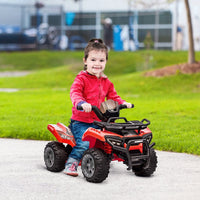 
              HOMCOM 6V Kids Electric Ride on Car Toddler Quad Bike ATV for 18-36 months RED
            