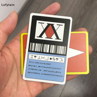 Hunter License Card GING FREECSS Cosplay Japan Anime Hisoka Kurapika Killua Zoldyck PVC Cards Collection