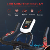 
              HOMCOM 8kg Flywheel Exercise Racing Bicycle Cardio Adjustable Resistance LCD
            