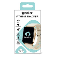 
              Gymcline Ciro Fitness Tracker w/ 25 Sports Modes & IP68 Water Protection, Cream
            