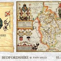 Bedfordshire Historical Map 1000 Piece Jigsaw Puzzle (1610)