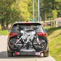 
              Bicycle Carrier Rear-mounted Bike Rack Rear Tow Bar Carrier Outdoor HOMCOM
            