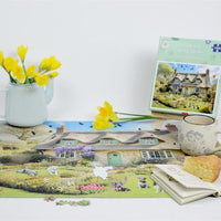 Dogs In A Spring Cottage Garden 1000 Piece Jigsaw
