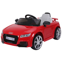 
              12V Battery Licensed Audi TT Ride On Car w/ Remote Headlight MP3 Red
            