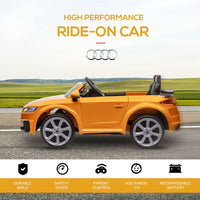 Audi TT RS 12V Battery Licensed Ride-On Car with Removable Highlights MP3 Player