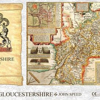 Gloucestershire Historical Map 1000 Piece Jigsaw Puzzle (1610)