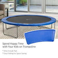 HOMCOM 13ft Replacement Trampoline Surround Pad Spring Cover Padding Blue