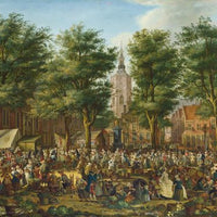 The Grote Markt at The Hague - National Gallery 1000 Piece Jigsaw Puzzle