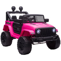 
              12V Kids Electric Ride On Car Truck Off-road Toy with Remote Control Pink HOMCOM
            