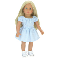 Sophia's 18 Inch Baby Doll Sophia with Blue Dress and Doll Shoes Modern Girl Collection
