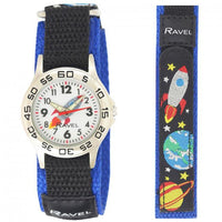 
              Ravel Children Velcro Nylon Watch Available Multiple Colour & Design R1507
            