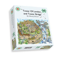 The Tower of London and Tower Bridge - Wendy Brown 1000 Piece Jigsaw Puzzle