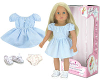 
              Sophia's 18 Inch Baby Doll Sophia with Blue Dress and Doll Shoes Modern Girl Collection
            
