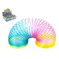Rainbow Magic Glitter Spring Toys for Boys & Girls 2.5 X 2.5" 1 Pack