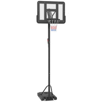 
              SPORTNOW 2.35-3.05M Basketball Hoop and Stand with 6-Level Height and Wheels
            