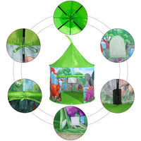 
              SOKA Play Tent Pop Up Indoor or Outdoor Garden Playhouse Dino Tent for Kids Childrens
            