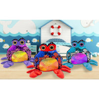 Doodle 7 inch Glitzies Crab Magic Sequin Plush Assorted Colours