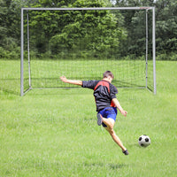 
              SPORTNOW 10ft x 6.5ft Football Goal, Simple Set Up Football Training Net
            