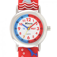 
              Ravel Children Girls & Boys 3D Cartoon Time Teacher Watch Shark R1513.87
            