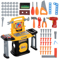 
              AIYAPLAY 102Pcs Play Tools Toy with Electric Drill, Storage, Yellow
            