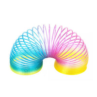 Rainbow Magic Glitter Spring Toys for Boys & Girls 2.5 X 2.5" 1 Pack