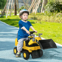 CAT Licensed Kids Construction Ride-On with Manual Shovel for 1-3 Years